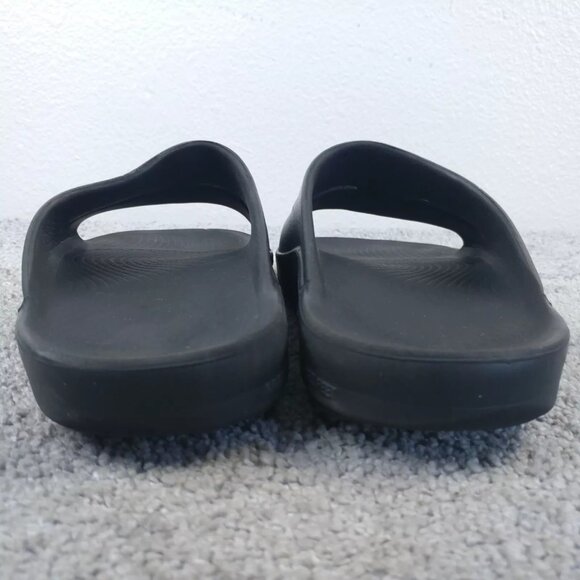 Oofos Ooahh Recovery Sandals Womens 10 Shoes Slip On Black Comfort Slides - Picture 4 of 8